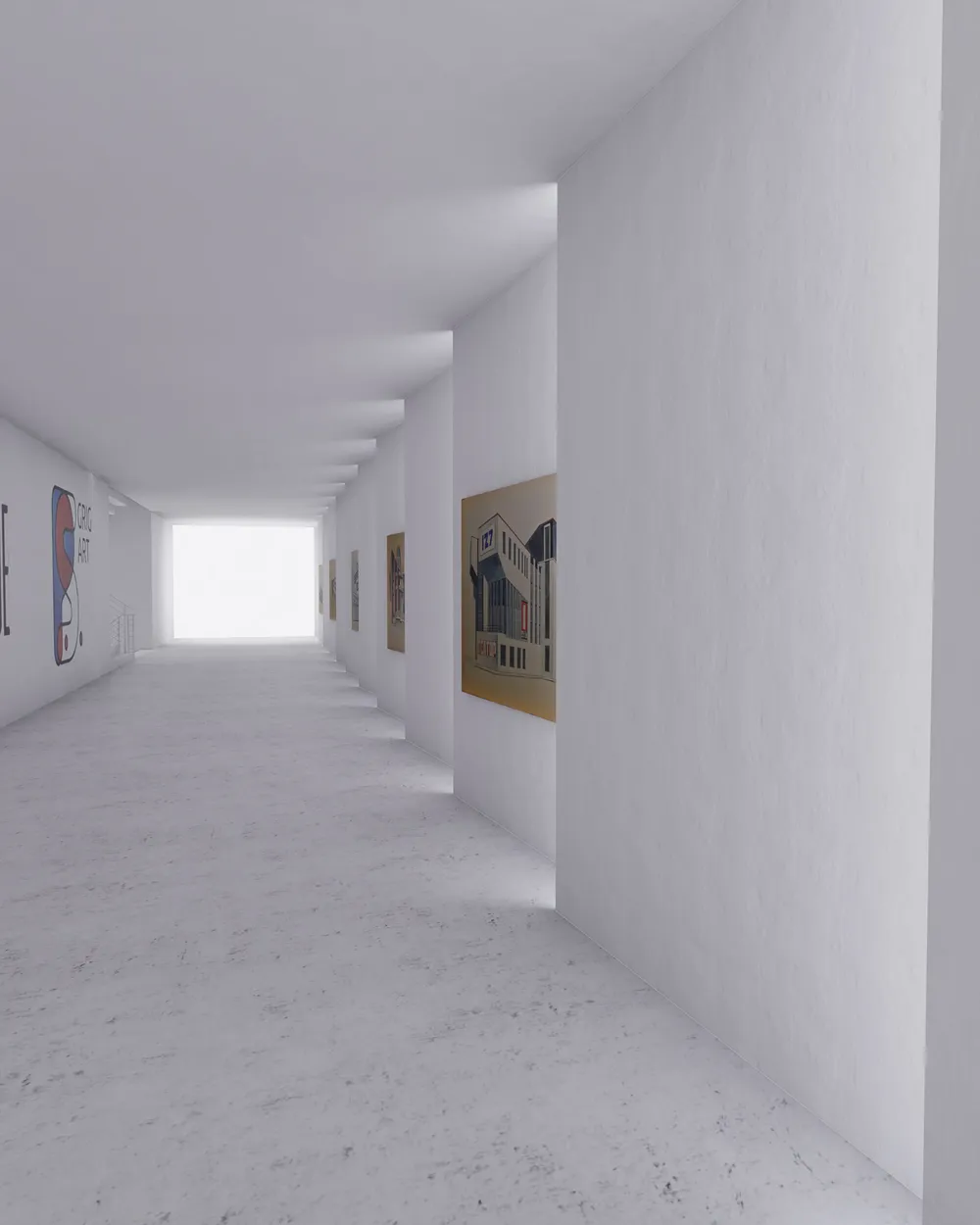 Превью 3D-тура: 3D-выставка работ в стиле конструктивизм
